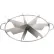 Emporte-pièces pour tartes Winco SCU-7 en acier inoxydable - Lot de 6