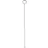 Brochettes en acier Winco SKO-12 avec anneau ovale, 12" de long, 12 pièces par paquet, 5 paquets par carton