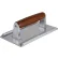 Pèse-steak Winco SWA-1, 8-1/4" de longueur, 4-1/4" de largeur, manche en bois, fonte d'aluminium - Lot de 12