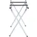 Support pliable pour plateaux Winco TSY-1A, 31" de hauteur, chromé - Lot de 6