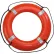 Bouée de pont Datrex DX0340D, conforme aux normes USCG/SOLAS/MED/TC, orange, 30"