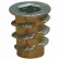 Insert M6-1,0 pour bois tendre - à bride - 900610-13 - Lot de 50