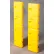 Protecteur mural Eagle en PEHD, jaune, 10" de largeur x 42" de longueur x 2" de profondeur (lot de 2), 1728