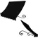 Awntech Charleston : auvent pour fenêtre ou entrée, 5-3/8' de largeur x 1-1/2' de hauteur x 3' de profondeur, noir