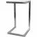 Table sur pied de 24" de long x 24" de large x 42" de haut - Chrome satiné