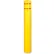 Cache-borne Post Guard® 3507R, 27,6 cm de diamètre x 152,4 cm de hauteur, jaune avec ruban adhésif rouge