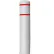 Cache-borne Post Guard® CL1386I, 17,8 cm de diamètre x 152,4 cm de hauteur, blanc avec ruban adhésif blanc