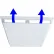 Elima-Draft ELMDFTCOM1DEF3457 : cache-diffuseur à déflecteur d'air à usage professionnel pour diffuseurs de 24" x 24"
