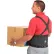 Ergodyne® ProFlex® 100 Economy Back Support W/Rubber Track Webbing, 3XL, Black