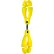 Ergodyne® 3420 Squids® : support pivotant pour gants avec deux pinces, couleur citron vert - Lot de 6