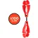 Ergodyne® 3420-BULK Squids® Swivel Glove Clip Holder, Dual Clips, 100-Pack, Red