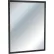 Miroir à cadre angulaire ASI® Inter lok, 24" de largeur x 36” de hauteur, acier inoxydable, noir