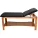 Table de traitement CanDo avec dossier et étagère réglables, capacité de 181 kg, 198 cm L x 76 cm l x 80 cm H