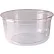 Boîte de charcuterie Fabri-Kal® Recycleware, capacité de 12 oz, diamètre de 4-5/8" x hauteur de 2-5/16", transparente, 500 pièces par carton