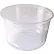 Boîte à charcuterie Fabri-Kal® Recycleware, capacité de 16 oz, diamètre de 4-5/8" x hauteur de 3", transparente, 500 pièces par carton