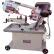 Scie à ruban King Industrial® 7" x 12" à double pivot pour la découpe des métaux