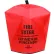Housse pour extincteur Nosredna™ sans fenêtre, bilingue, adaptée aux extincteurs de 20 lb, rouge