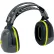Protège-oreilles non pliables Delta Plus Interlagos, NRR 28 dB, noir/vert citron