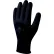 Gants d'hiver Delta Plus avec revêtement en mousse de nitrile sur la paume, les doigts et la moitié du dos de la main, taille XL, noir - Lot de 10