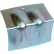 Protections d'angle en acier ANCRA , 6-1/4" de long x 4" de large, couleur argent - Lot de 40