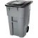 Rubbermaid 9W27 Brute® Rollout : grand conteneur mobile de 50 gallons – gris avec couvercle
