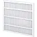 Filtre à air plissé Global Industrial™, 16 x 25 x 1", MERV 8, capacité standard, autoportant - Quantité par lot 12