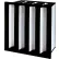 Global Industrial™ Bank Air Filter, MERV 14, 85% Eff., 24"W x 24"H x 12"D, 4V