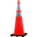 Cône de signalisation Plasticade® 36", réfléchissant, socle noir, 10 lb.