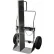 Justrite® 2 Cylinder Truck G-3901 with Fire Wall - 16" Pneumatic - 1000 Lb. Capacity