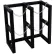 Support pour bouteilles en acier inoxydable, 2 de large x 1 de profondeur, 30" de largeur x 16" de profondeur x 30" de hauteur, capacité : 2 bouteilles.