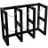 Support pour bouteilles, 3 rangées de largeur x 1 de profondeur, 44" de largeur x 16" de profondeur x 30" de hauteur, capacité de 3 bouteilles.