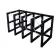 Rack pour bouteilles, 4 rangées de largeur x 2 rangées de profondeur, 58" de largeur x 26" de profondeur x 30" de hauteur, capacité de 8 bouteilles.