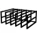 Rack pour bouteilles, 5 rangées de large x 4 rangées de profondeur, 70" de largeur x 50" de profondeur x 30" de hauteur, capacité de 20 bouteilles.