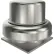 Ventilateur de toit Fantech 10 pouces à entraînement par courroie et soufflage vers le bas 5BDD10BB-A, 1/4 HP, 115/230 V, monophasé, 1 197 CFM, ODP