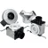 Fantech Dual Grille Bath Fan PB270L10-2, 120V, 1 PH, 270 CFM, 10W LED Light, 4" & 6" Duct