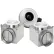 Ventilateur de salle de bain à double grille Fantech PB370-2, 120 V, monophasé, 370 pi³/min, sans éclairage, conduit de 6 po