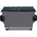 Toter 2 Cubic Yard Front Loading Dumpster W/ Bumpers, Gray - FR020-00125