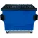 Toter 4 Cubic Yard Front Loading Dumpster W/ Bumpers, Blue - FR040-00705