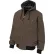 Tough Duck Hooded Bomber Jacket, 2XL, Dark Brown