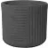 Jardinières Concretti™ : jardinière ronde pour intérieur/extérieur, 18-1/2" de diamètre x 16-7/8" de hauteur, couleur « Licorice »