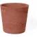 Pot de fleurs rond Concretti™ Crocus pour intérieur/extérieur, 51,4 cm de diamètre x 50,8 cm de hauteur, couleur terre cuite