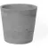Jardinière ronde Concretti™ Crocus pour l'intérieur et l'extérieur, 16" de diamètre x 16" de hauteur, en pierre