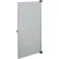 ASI Global Partitions Phenolic Black Core Out Swing Partition Door w/Hardware-36"W Folkstone Celesta
