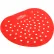 Globe Commercial Products™ Vinyl Urinal Screen, Cherry, 10/Case
