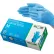 Gants en nitrile texturé Globe Commercial Products™, sans poudre, taille M, bleus, boîte de 100