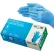 Gants en nitrile texturés Globe Commercial Products™, sans poudre, taille L, bleus, 100 par boîte