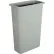 Poubelle fine en plastique Globe Commercial Products™, capacité de 23 gallons, gris