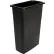 Poubelle fine en plastique Globe Commercial Products™, capacité de 23 gallons, noire