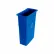 Poubelle mince en plastique Globe Commercial Products™, capacité de 23 gallons, bleue
