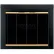Pleasant Hearth Arrington Fireplace Glass Door Black With Gold Trim AR-1020 37-1/2"L x 30"H